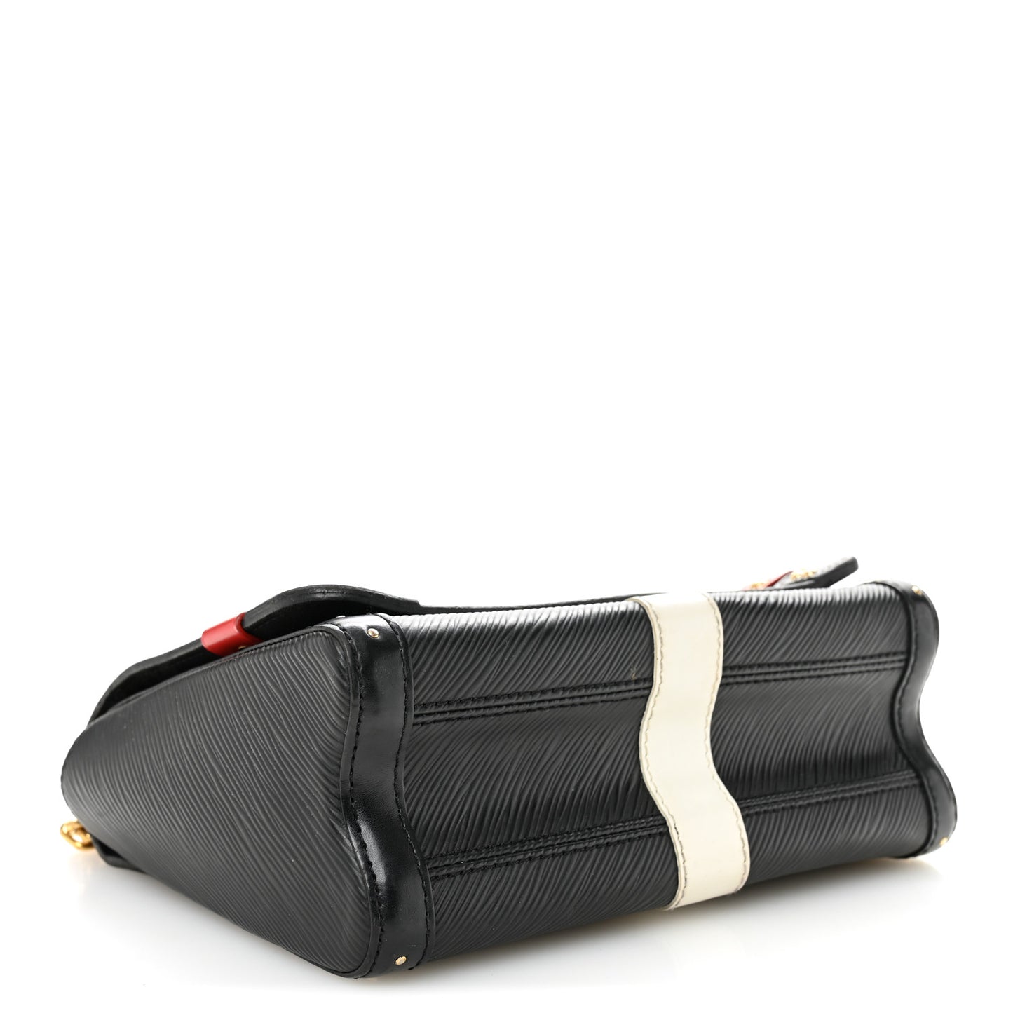 Epi Monogram Complice Trunks and Bags Twist Shoulder Bag MM Black