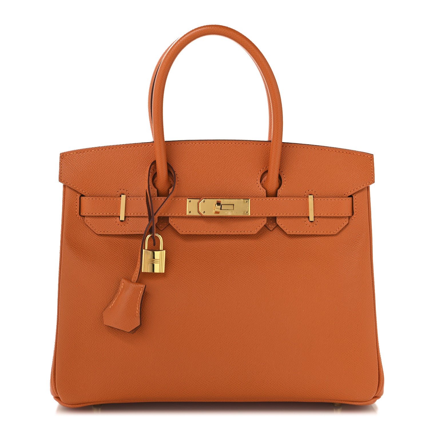 Hermes Epsom Birkin 30 Orange 1 of 15