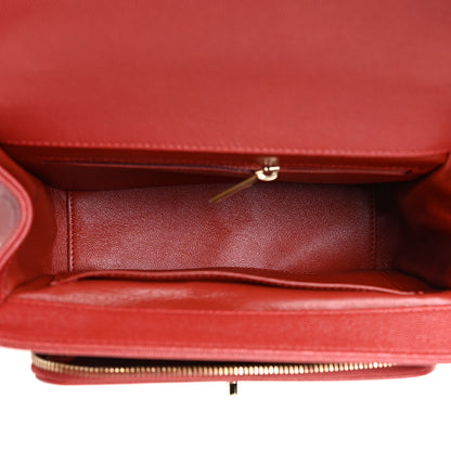 Chanel Caviar Quilted Medium Business Affinity Flap Red 5 of 12