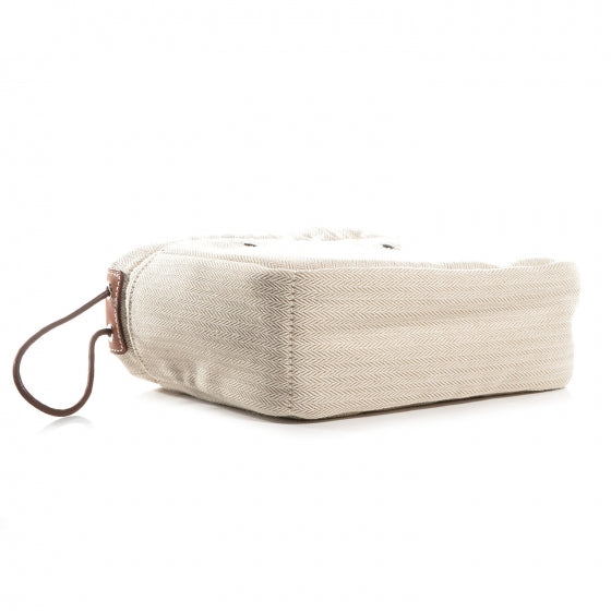 Hermes Canvas Barenia Fourbi 20 PM Pouch Naturel Fauve 4 of 7