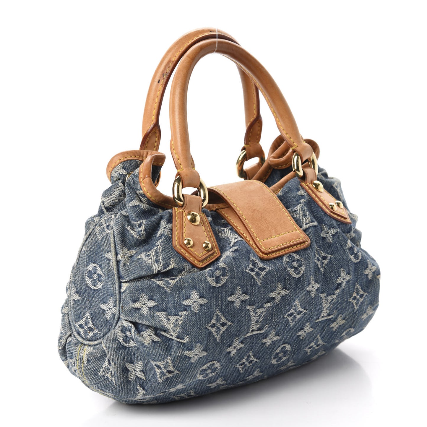 Monogram Denim Pleaty Blue
