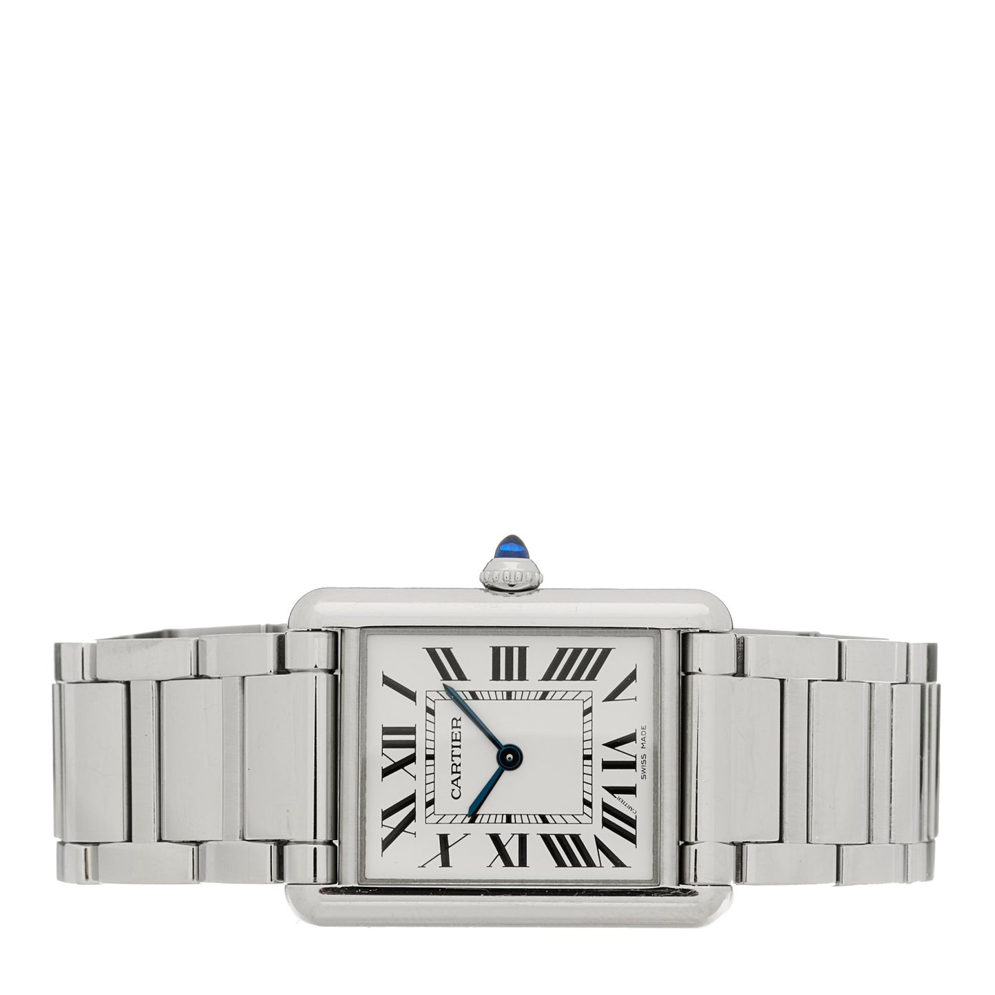Stainless Steel 25mm Must de Cartier Tank Quartz Watch