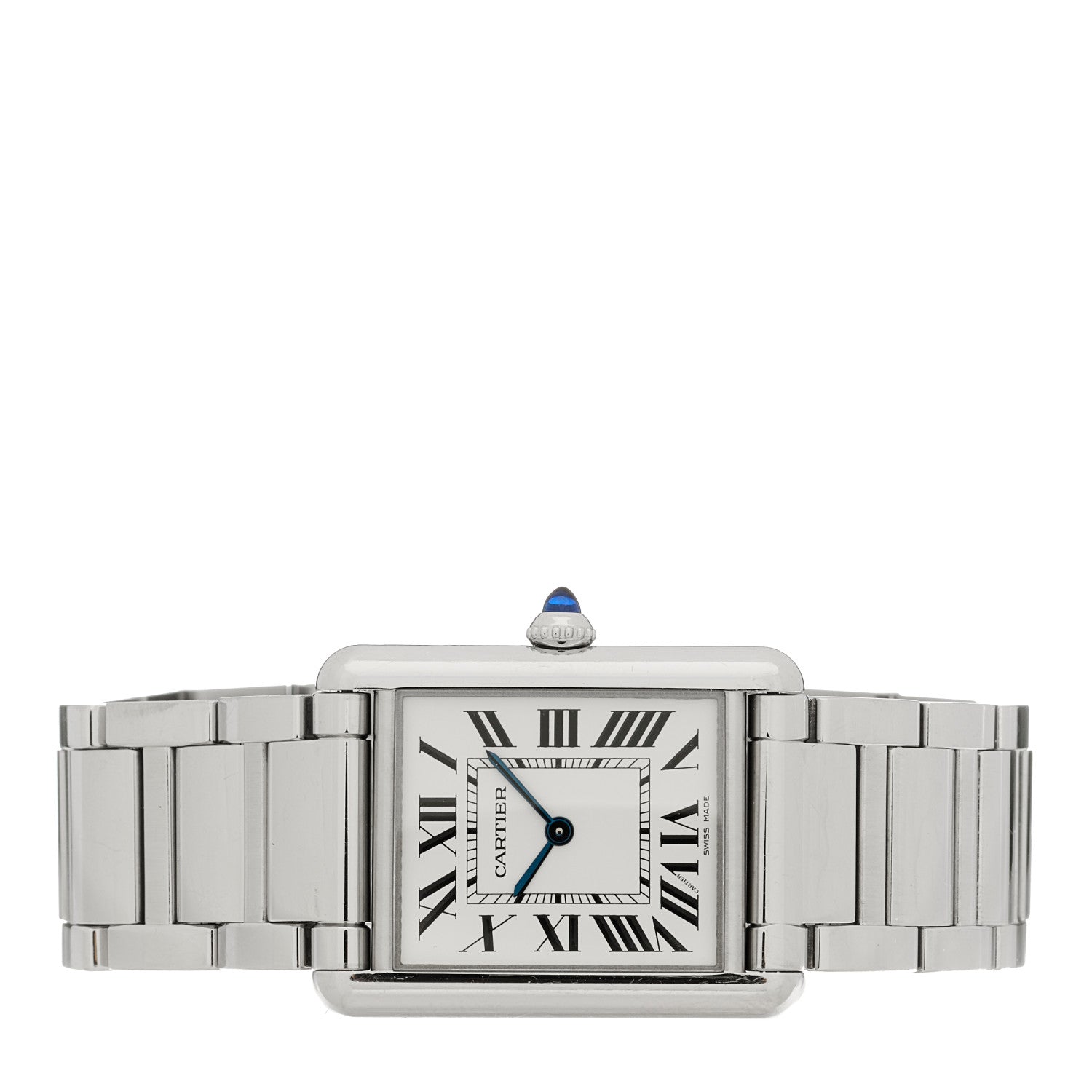 Cartier Stainless Steel 25mm Must de Cartier Tank Quartz Watch 2 of 4