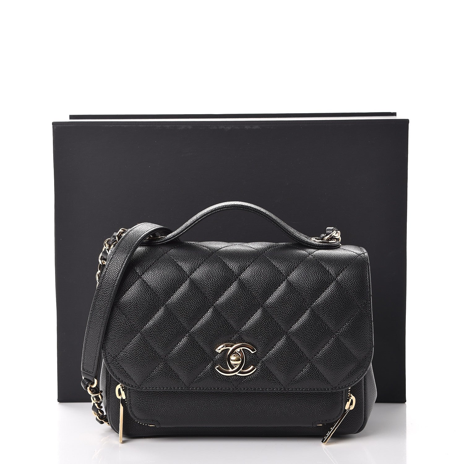 Chanel Caviar Quilted Small Business Affinity Flap Black 8 of 8