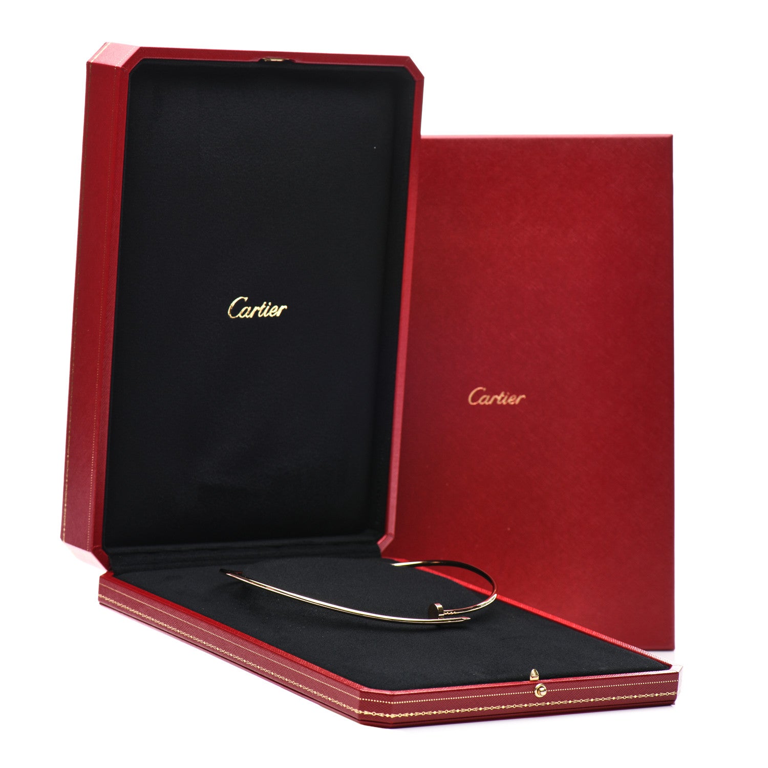 Cartier 18K Yellow Gold 3mm Juste Un Clou Necklace 2 of 3