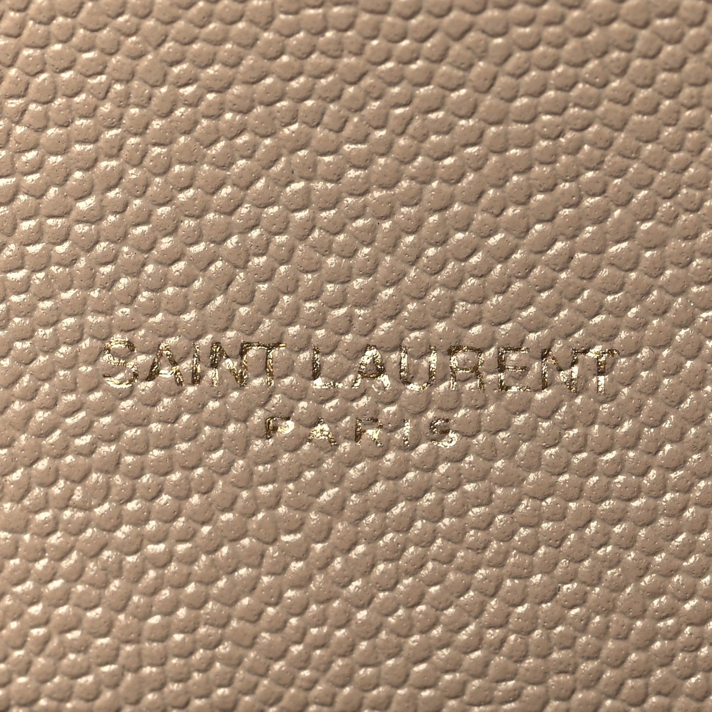 Grain De Poudre Monogram Uptown Chain Wallet Dark Beige