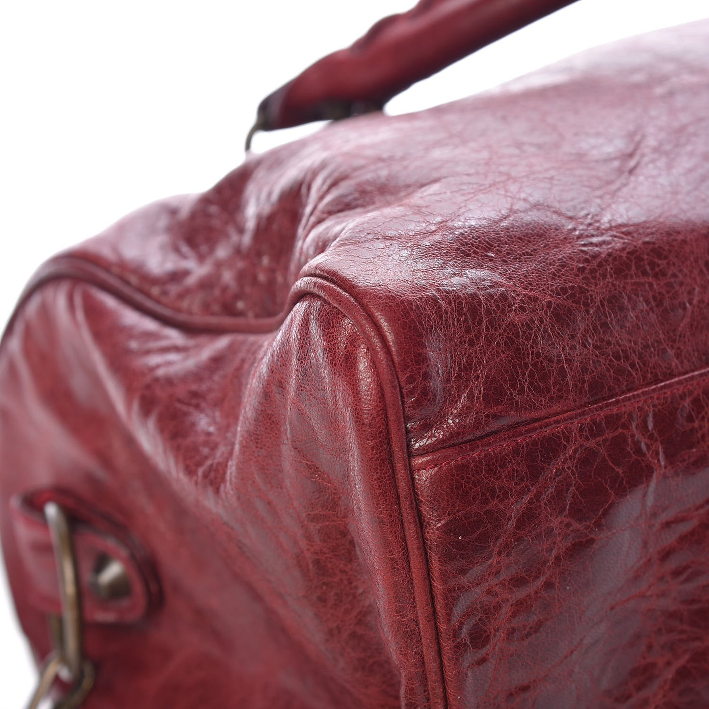 Chevre Classic Hardware Twiggy Rouge Grenat