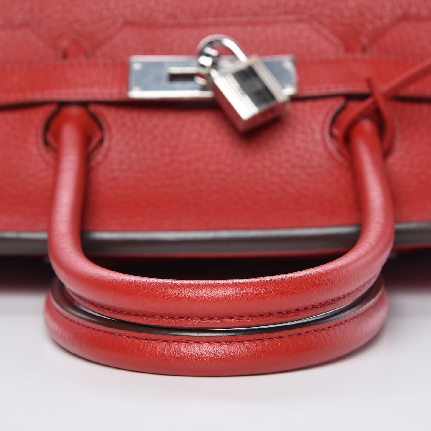 Taurillon Clemence Birkin 35 Rouge Casaque