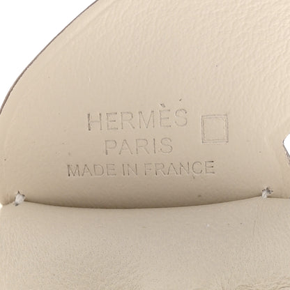 Hermes Milo Lambskin Matte Alligator Touch Grigri Rodeo Pegase Horse Bag Charm PM Craie Nata Beton 3 of 5