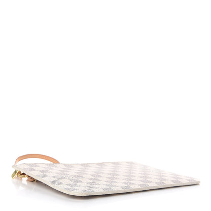 Louis Vuitton Damier Azur Neverfull MM GM Pochette 4 of 8