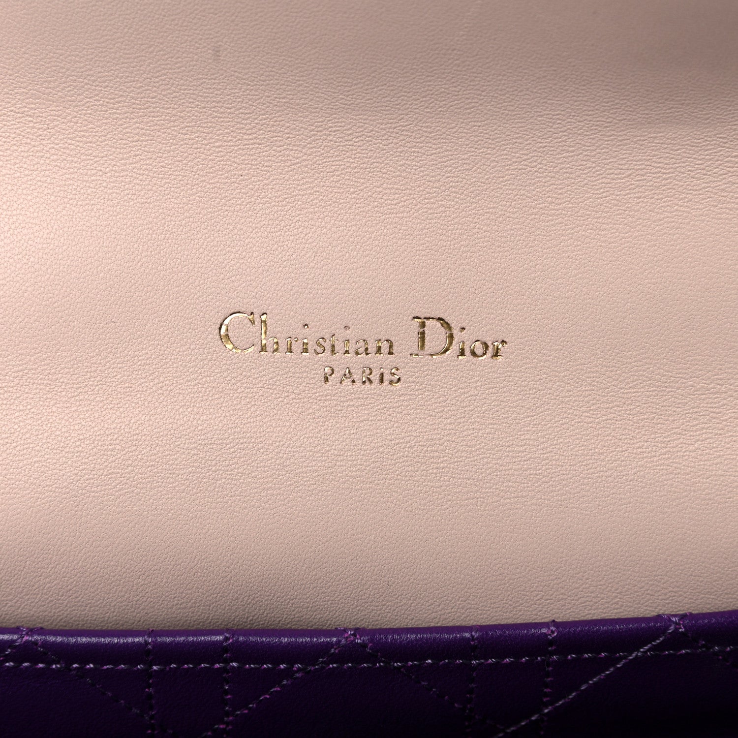 Christian Dior Lambskin Cannage Large Miss Dior Flap Rose Poudre 5 of 15