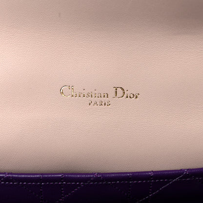 Christian Dior Lambskin Cannage Large Miss Dior Flap Rose Poudre 5 of 15
