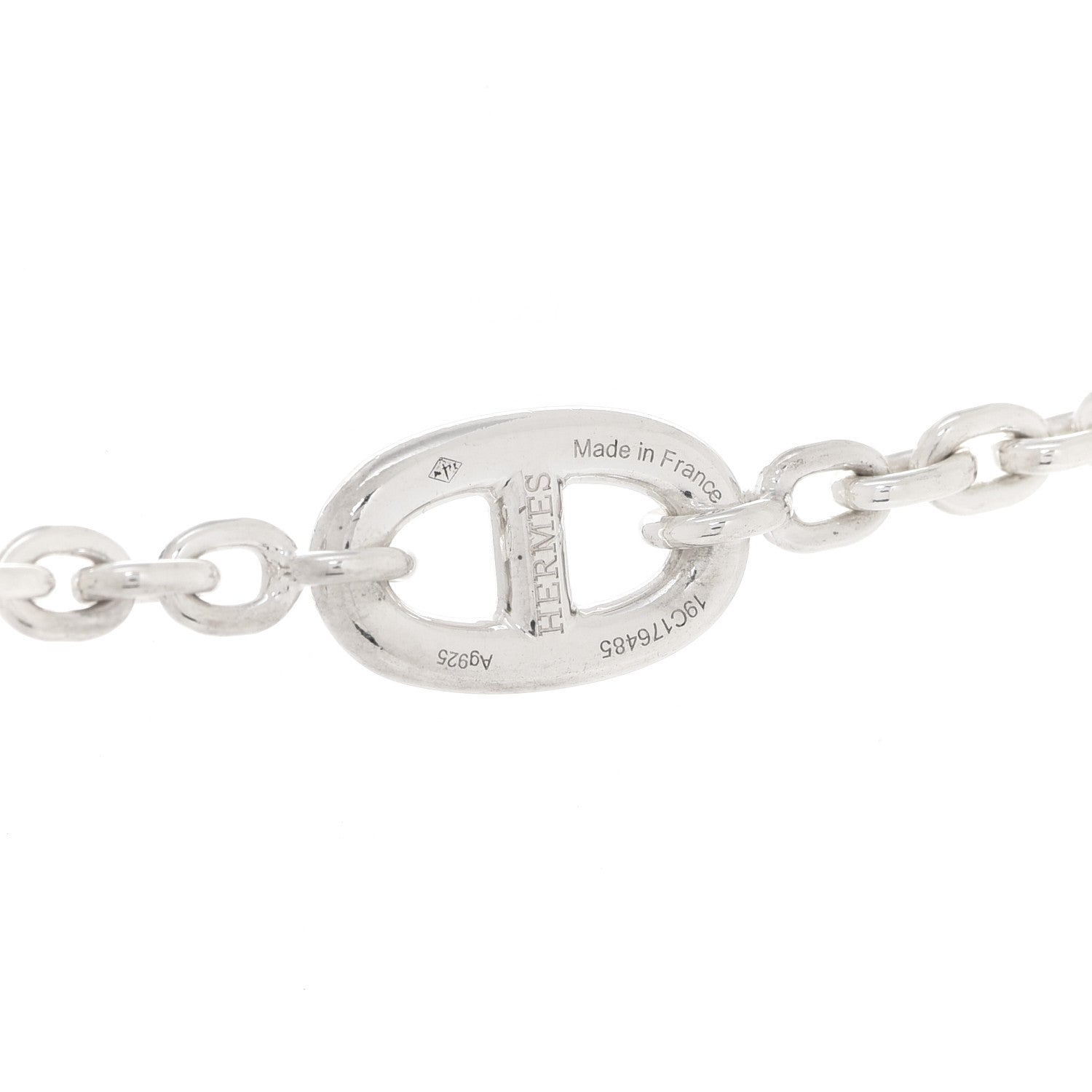 Hermes Sterling Silver Farandole Necklace 80 4 of 6