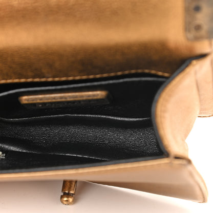 Chanel Galuchat Stingray Mini Boy Flap Gold 5 of 9