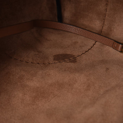 Lanvin Grained Calfskin Shopper Tote Brown 8 of 12