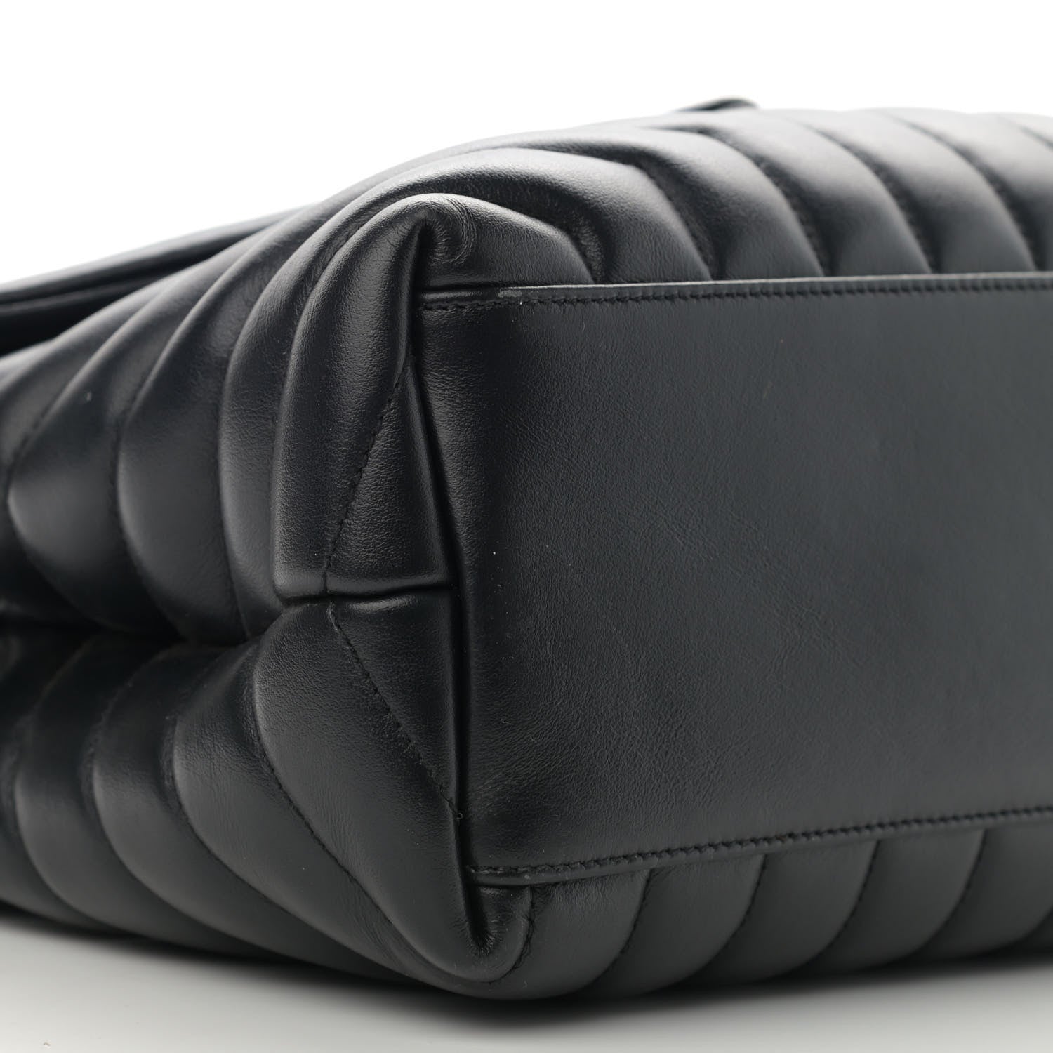 Saint Laurent Calfskin Y Quilted Monogram Medium Loulou Chain Satchel Black 11 of 15