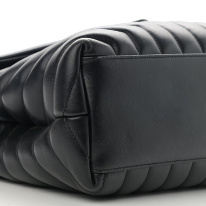 Saint Laurent Calfskin Y Quilted Monogram Medium Loulou Chain Satchel Black 11 of 15