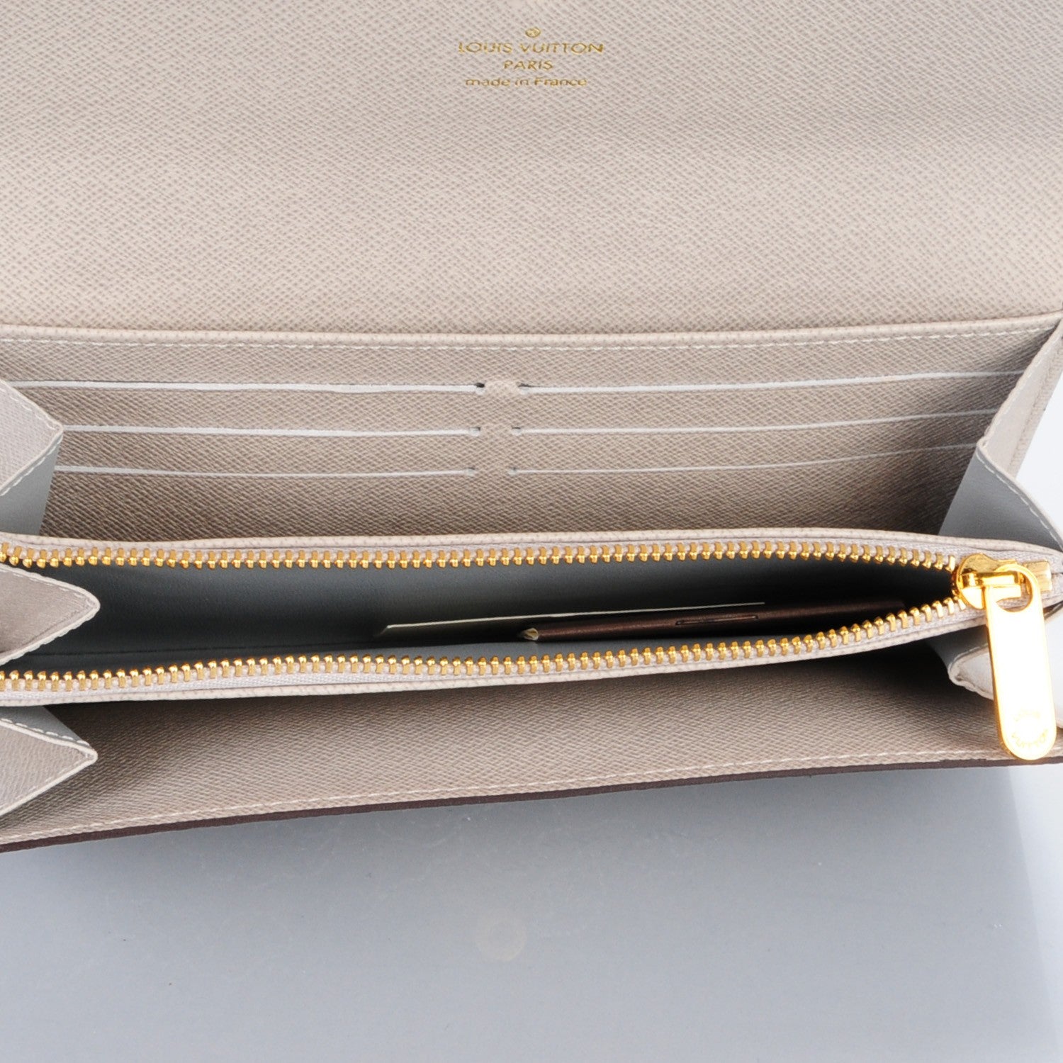 Louis Vuitton Monogram Dentelle Sarah Wallet Silver 5 of 7