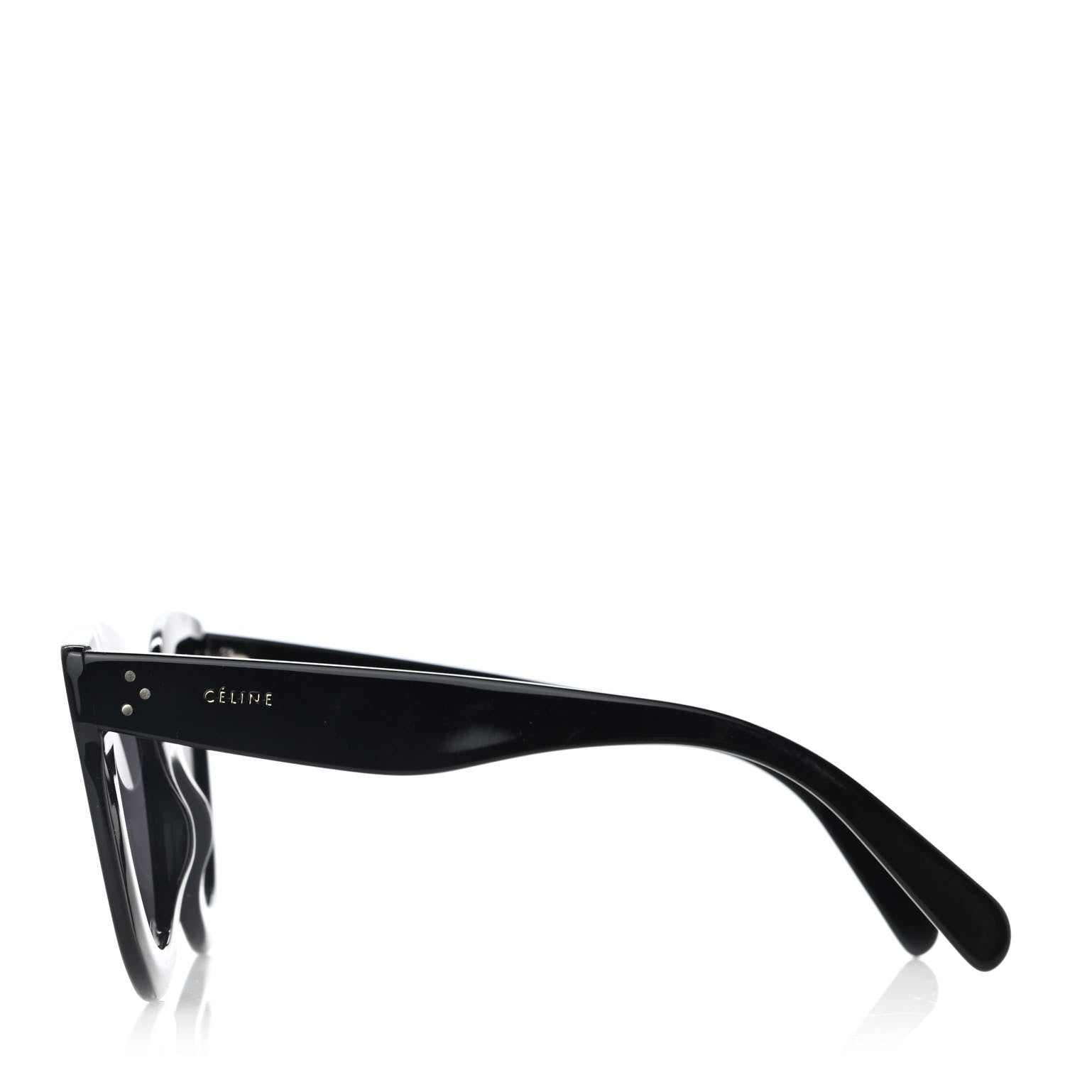 Celine Acetate Butterfly Sunglasses Black 3 of 10