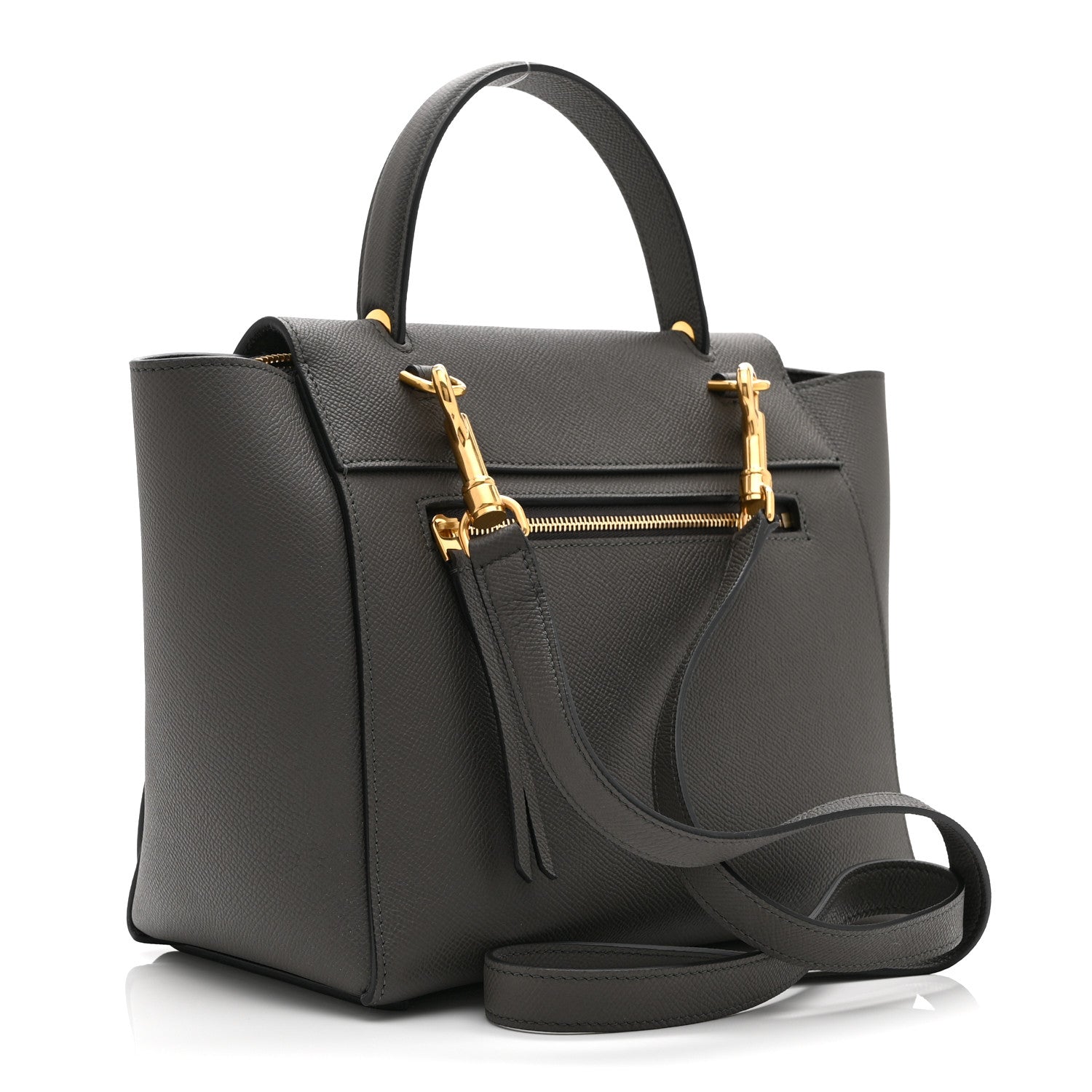 Celine Grained Calfskin Micro Belt Bag Grey 3 of 11