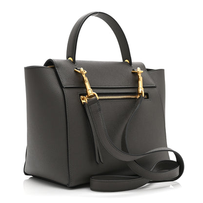 Celine Grained Calfskin Micro Belt Bag Grey 3 of 11