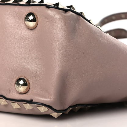 Valentino Garavani Vitello Mini Rockstud Tote Poudre 7 of 7