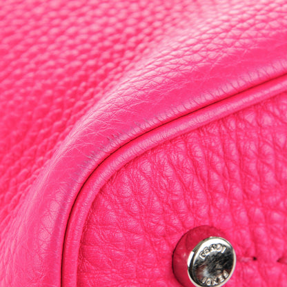 Fendi Cuoio Romano Selleria Large Anna Bucket Bag Fuxia 9 of 9
