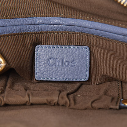 Chloe Calfskin Medium Marcie Satchel Street Blue 6 of 10