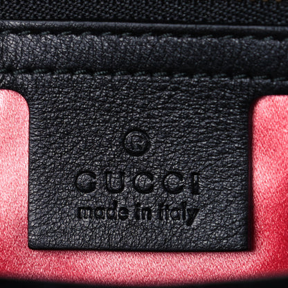 Gucci Velvet Matelasse Loved Embroidered Medium GG Marmont Shoulder Bag Black 6 of 11