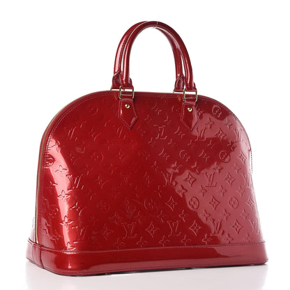 Louis Vuitton Vernis Alma GM Pomme D'Amour 3 of 18