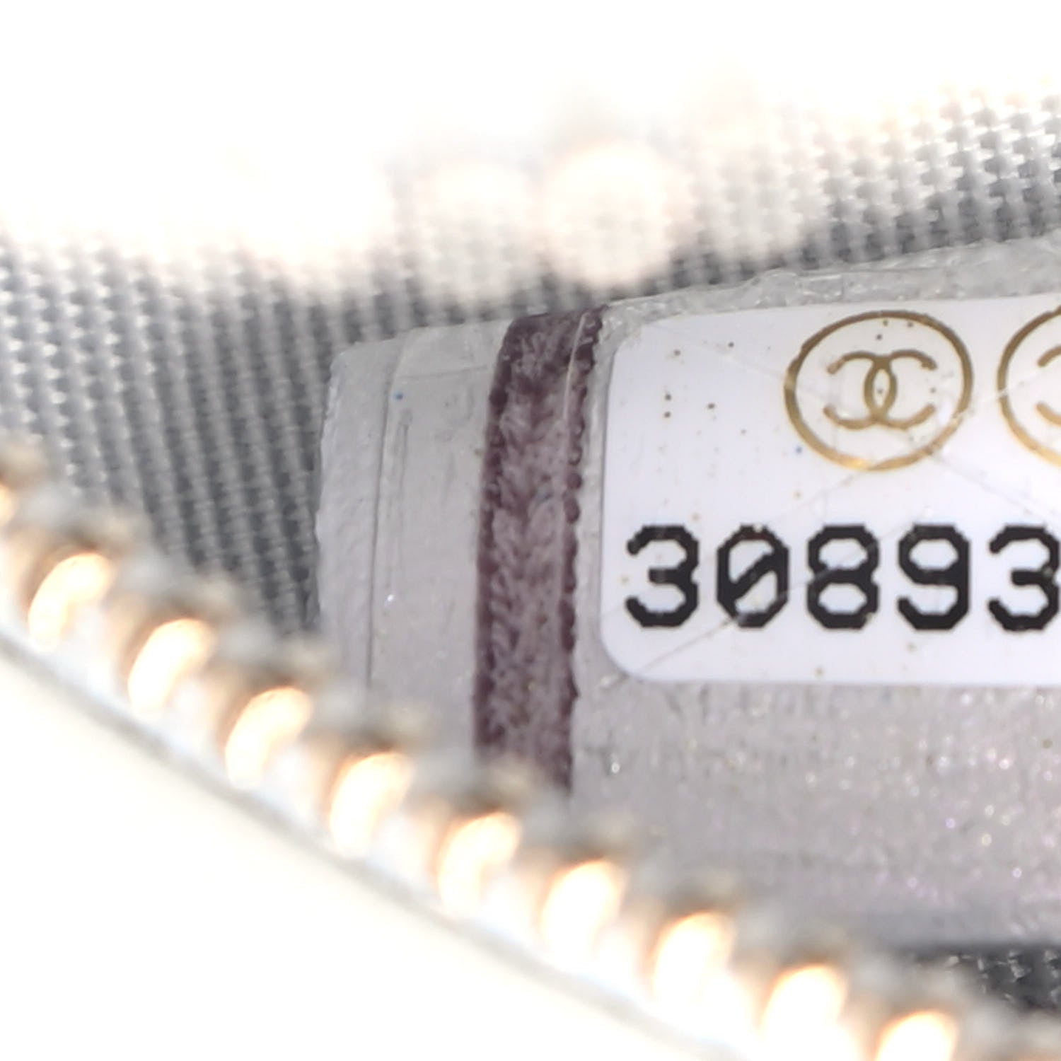 Chanel Iridescent Calfskin Quilted Chanel 19 Round Clutch With Chain White 5 of 5