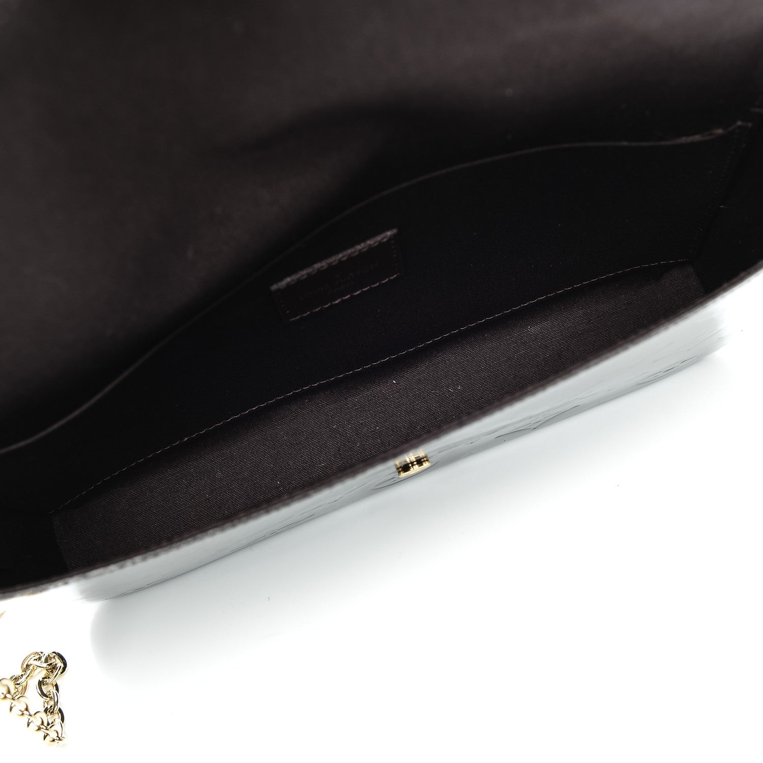 Louis Vuitton Vernis Pochette Felicie Chain Wallet Amarante 6 of 10