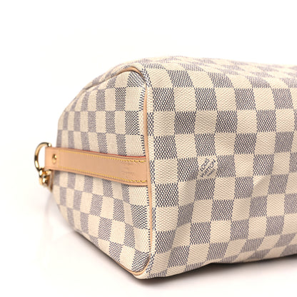 Louis Vuitton Damier Azur Speedy Bandouliere 25 8 of 10