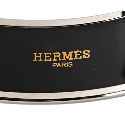 Hermes Enamel Printed Wide Concours D'Etriers Bracelet 4 of 6