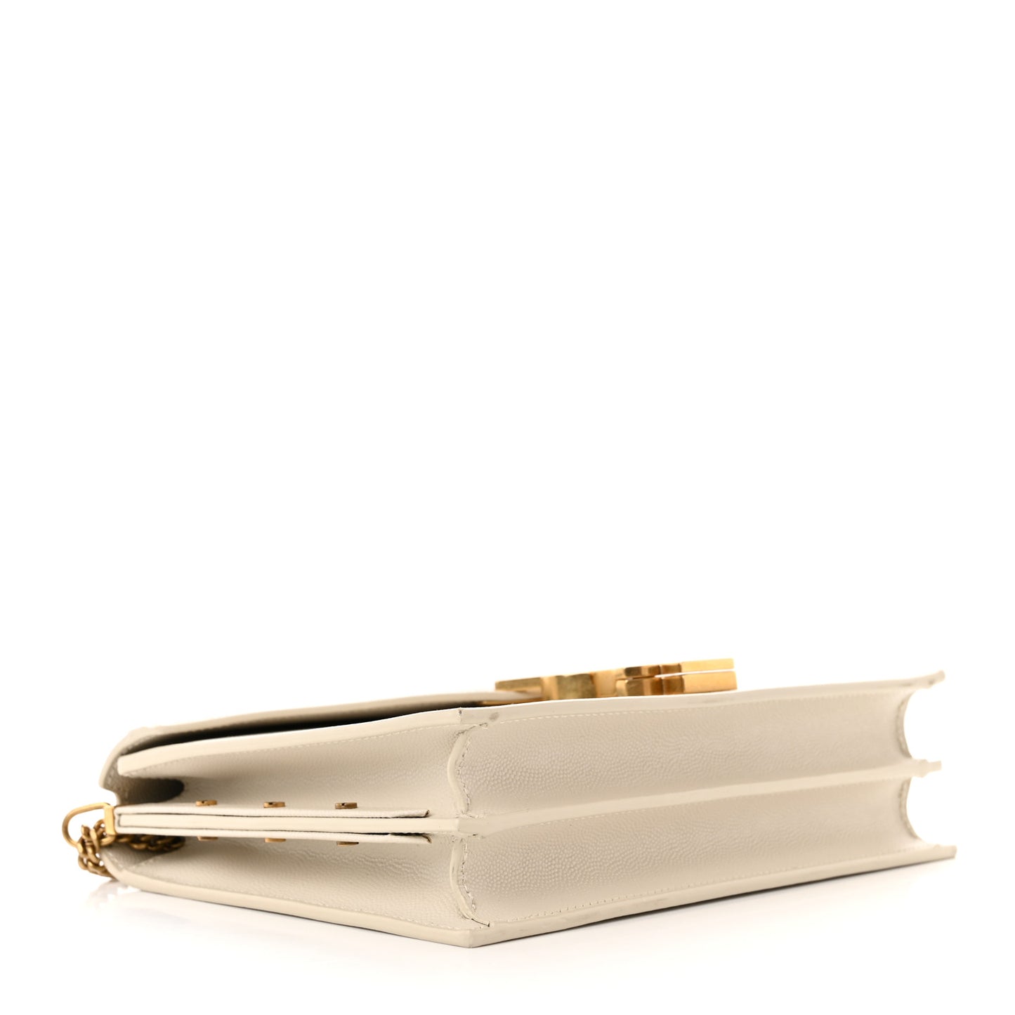 Calfskin Monogram Cassandra Clasp Bag Porcellana