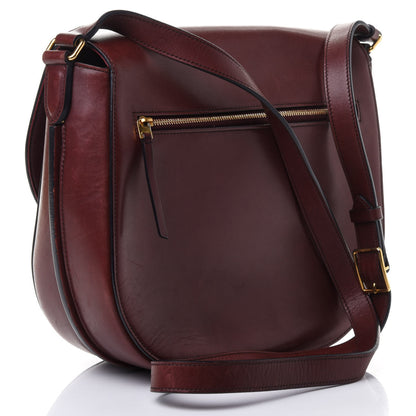 Celine Natural Calfskin Medium Trotteur Burgundy 3 of 6