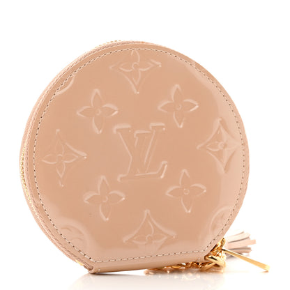 Louis Vuitton Vernis Animania Oiseau Songbird Coin Purse Rose Florentin 3 of 8