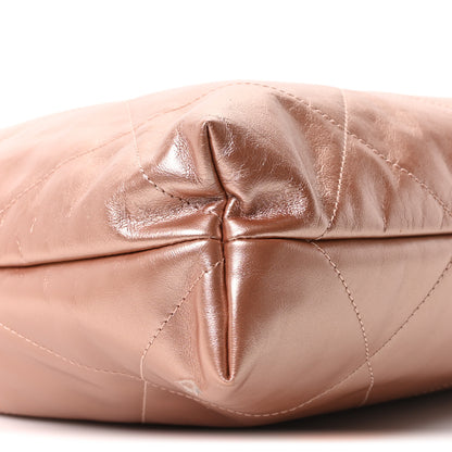 Chanel Metallic Calfskin Quilted Chanel 22 Copper 9 of 10