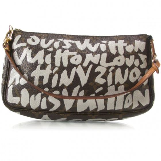 Monogram Graffiti Pochette Accessories Silver