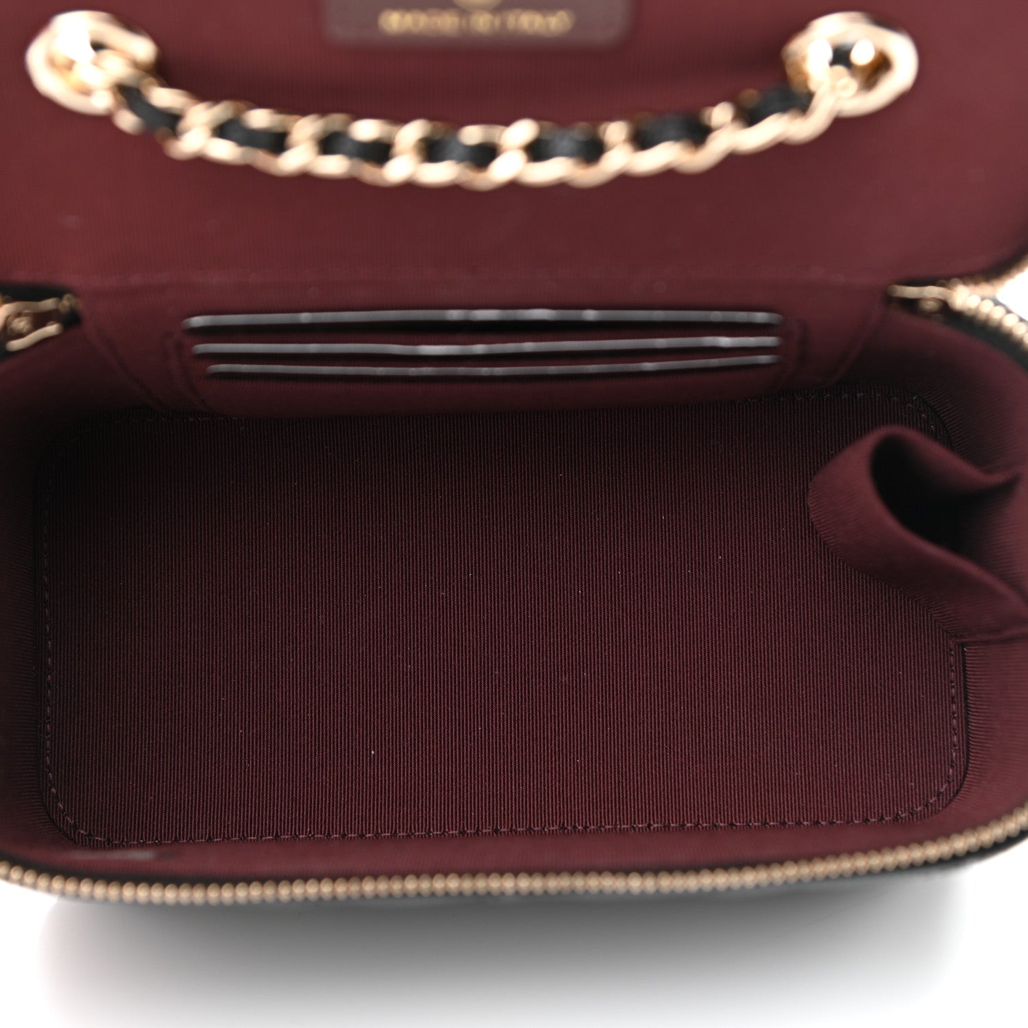 Chanel Caviar Quilted Small Vanity Case With Chain Black 5 of 11