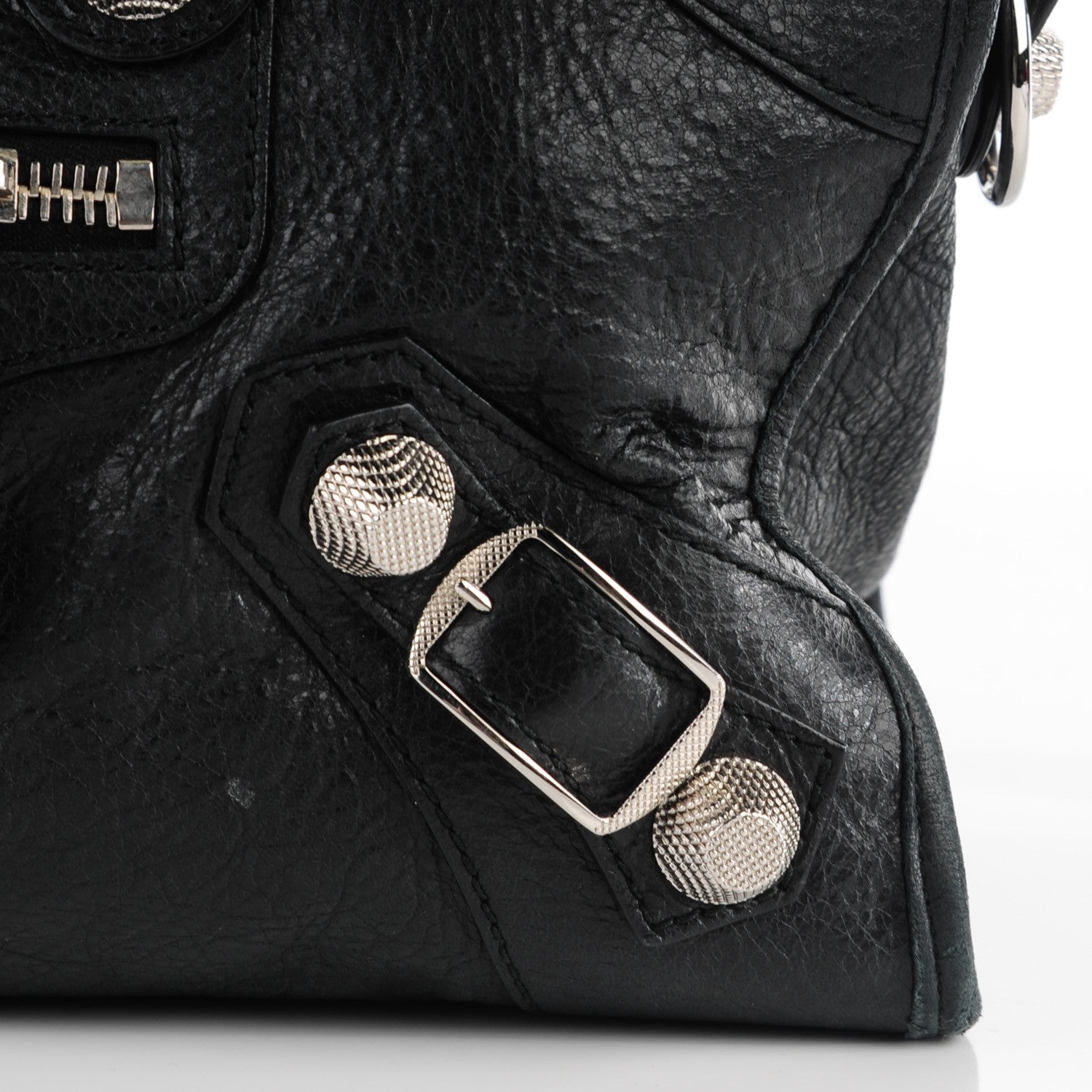Balenciaga Agneau Giant 21 Silver Hardware Part Time Black 9 of 12