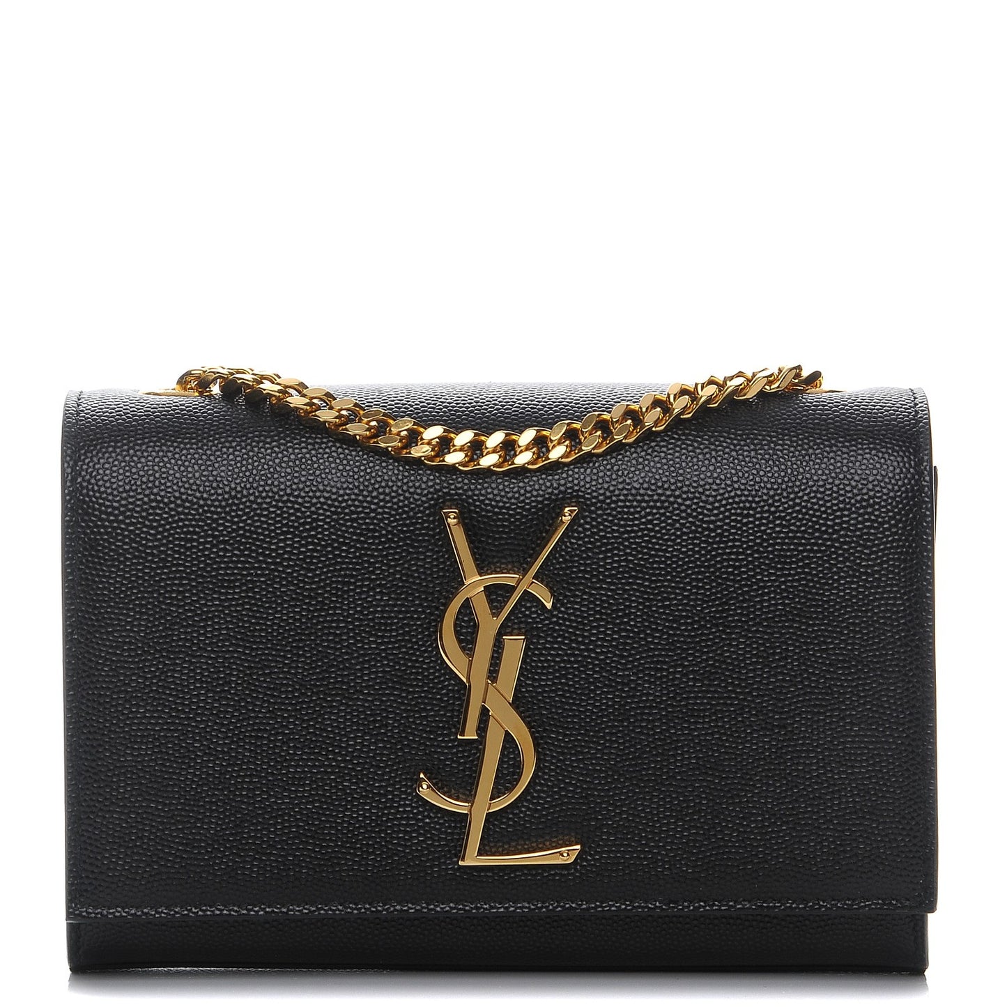 Grain De Poudre Small Monogram Kate Satchel Black