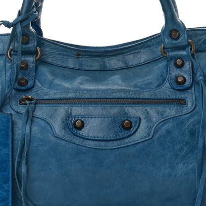 Balenciaga Agneau Classic Hardware City Blue 8 of 17