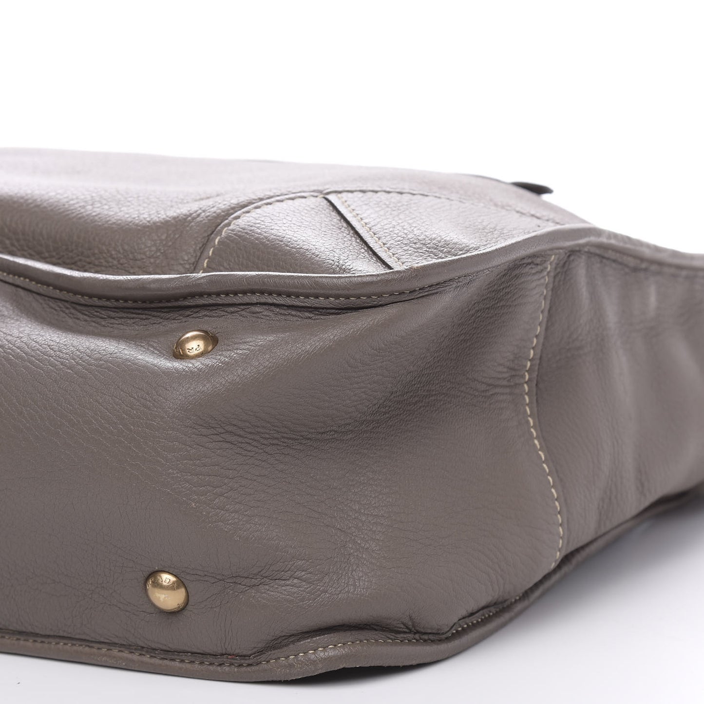 Cervo Deerskin Shoulder Bag Argilla