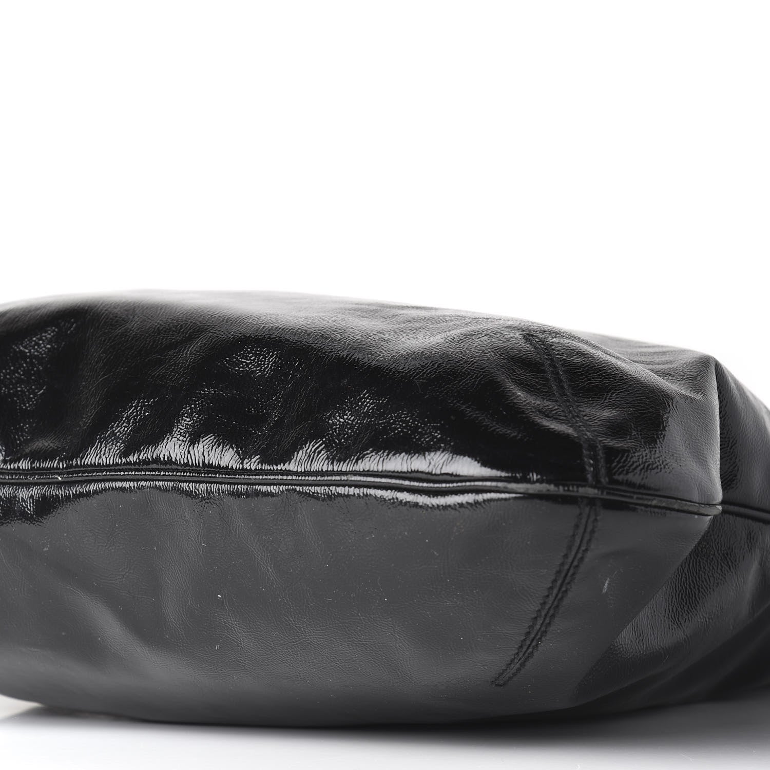 Saint Laurent Patent Tribute Tote Black 6 of 11
