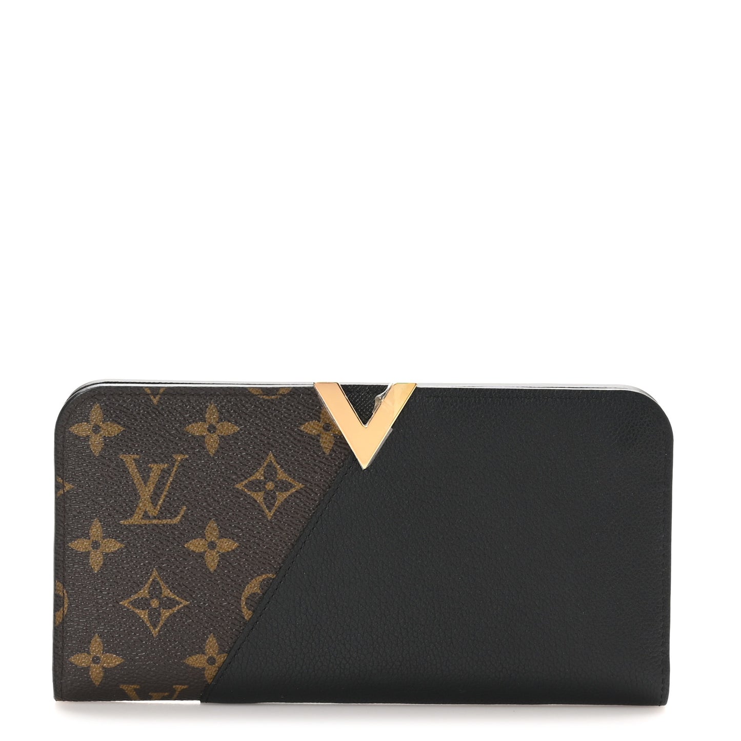 Monogram Calfskin Kimono Wallet Black