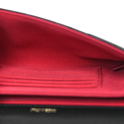 Chanel Lambskin Quilted Chanel 19 Flap Clutch Black 5 of 11