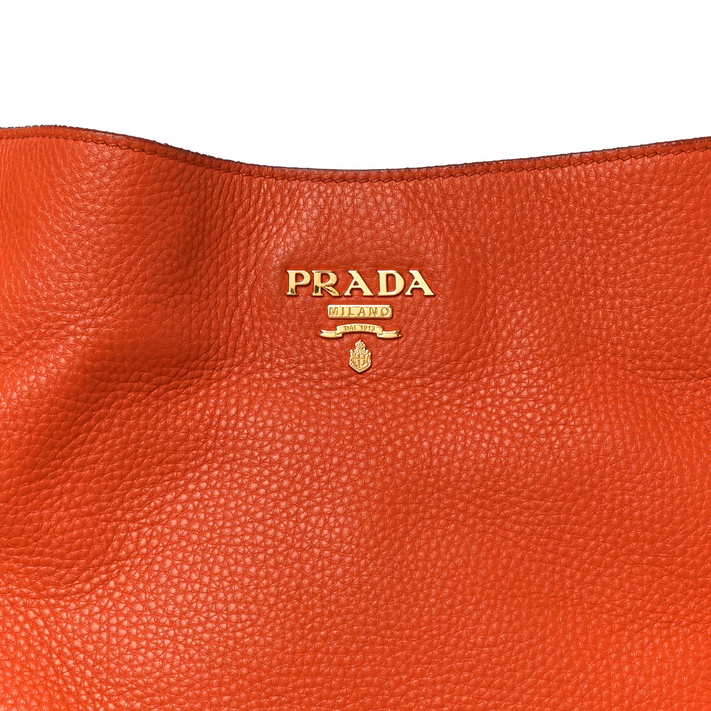 Vitello Daino Side Pocket Hobo Papaya