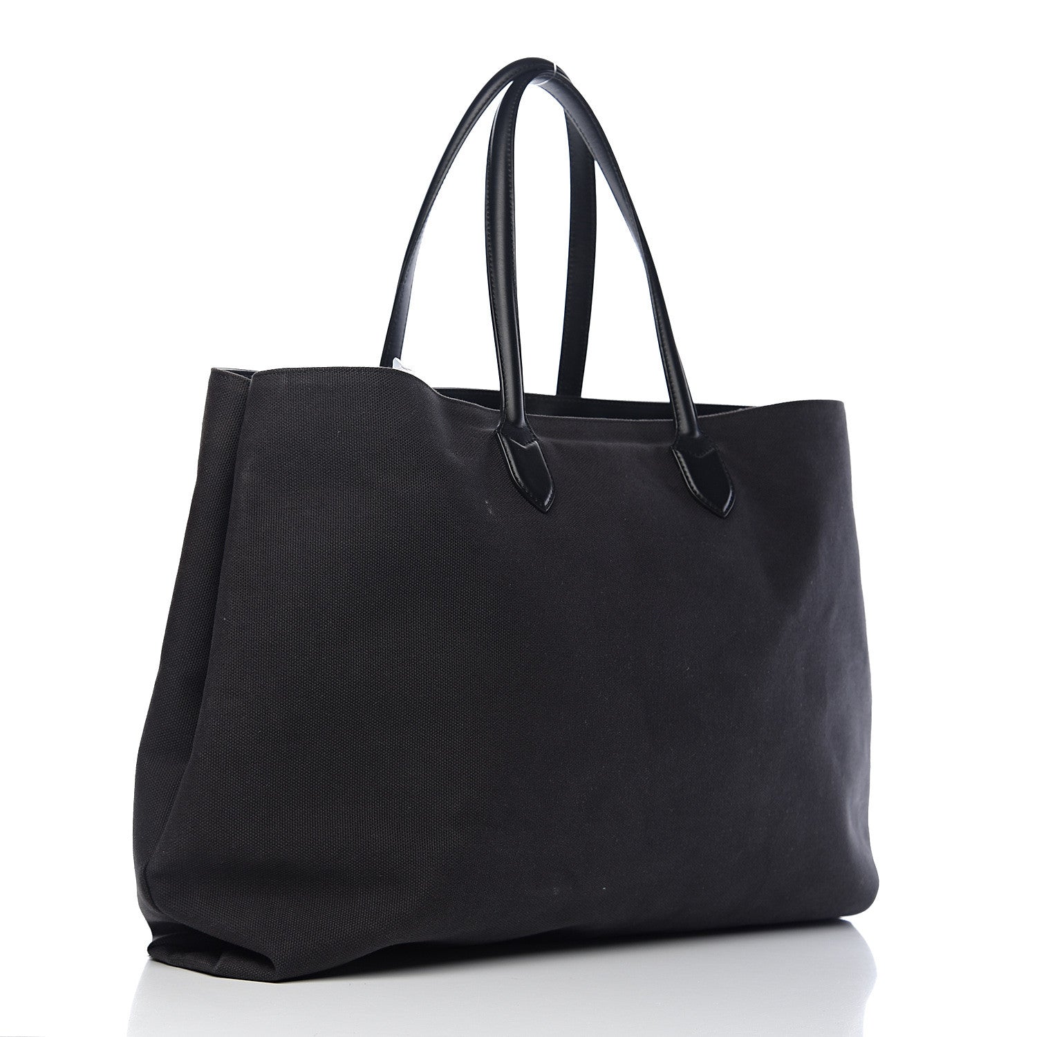 Burberry Canvas Lewes Tote Black 2 of 15