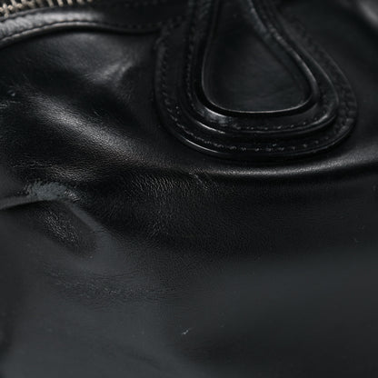 Givenchy Waxed Calfskin Medium Nightingale Logo Strap Black 16 of 19